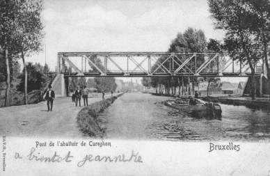 Cureghem 24-07-1902 BRUXELLES ANDERLECHT PONT DE L ABATTOIR DE CUREGHEM.jpg